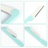 G2PLUS 3 PCS Eyebrow Razor Shaper Cheek Facial Hair Remover Peach Fuzz Shaver Womens Trimmer Shaving Grooming Kit
