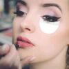 DADYOUPIN eye shadow pad 100pack eye makeup remover pads for eye makeup eyelash extensioncoloration and lip makeup to prevent makeup residue