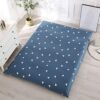 Japanese Futon Cover with Zipper 100% Cotton Cover for Traditional Floor Futon Mattress Removable Washable Without Mattress