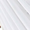 LinenZone Extra Large Sheer White Room Divider Curtains. Pair of 2 Faux Linen White Backdrop Curtain Panels for Extra Wide Windows Bay Windows or