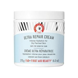 First Aid Beauty Ultra Repair Cream Intense Hydration Moisturiser for Face and Body 6 oz