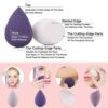 Makeup Sponge Blender Start Makers 8Pcs Makeup Blender Beauty Foundation Sponge Set Concealer Sponge for Flawless Coverage Sponges for Liquid Fou