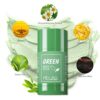 2 Pack Green Tea Cleansing Mask Stick Poreless Deep Cleanse Green Tea Mask for Blackhead Remover and Skin Care Purifying Clay Stick Mask