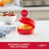 Sistema Microwave Egg Cooker Easy Eggs | Egg Poacher with Steam Release Vent | 270 ml | BPA-Free | Red