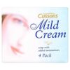 Cussons mild cream soap 4x 90g Triple pack 12 bars in total