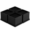 Set of 4 Adjustable Bed Riser Heavy Duty Furniture Risers Stackable and Adjustable Bed Furniture Risers (2 inch)