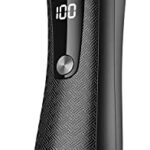 Body Trimmer for Men Electric Groin  Pubic Hair Trimmer with LED Display and Charge Dock Waterproof WetDry Body Groomer Replaceable Ceramic Blade