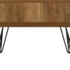 Seconique 1 Drawer Coffee Table Engineered Wood Medium Oak EffectBlack W 110cm x D 55cm x H 41.5cm