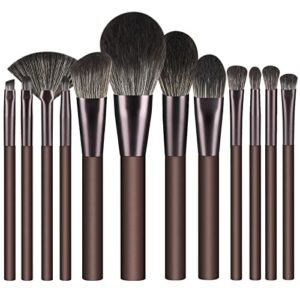 Make Up Brushes DUAIU 12pcs Makeup Brush Set Premium Synthetic Bristles Foundation Makeup Brushes Concealers Eyeshadow Professional Makeup Brush