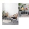Bistro Set Outdoor Balcony Table And Chairs Set Simple Iron Backrest Set Of Three Combination Garden Furniture Set Does Not Contain Accessories P