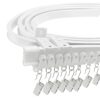Bendable Ceiling Curtain Track for Bay Window 16FTapprox 5m Flexible Curved Curtain Rail Ceiling Wall Mount Heavy Duty Plastic Curtain Rails Trac