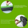 YESTAR Garden Sprinkler, Lawn Sprinkler for Watering Areas of 344 m²（3702 Sq. Ft.）, Oscillation Sprinkler with 17 Hose Nozzle and 180 Rotating Ad