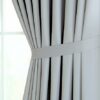 ASATEX Pair of 2 XXXL Wall to Wall Light Gray Silver Blackout Curtains Panels. Each of Room Divider Drapes is 108 x 132. Total Width 18 Feet. Inc