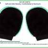 EasyShopping247UK Deep Exfoliating Body MittBlack 2 count