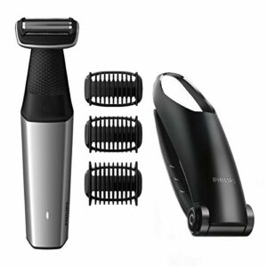 Philips Body Groomer Series 5000 Showerproof with Back Reaching Attachment and Skin Comfort System Corded and Cordless Use  BG502013 UK plug
