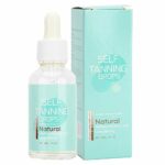 LANTHOME Self Tanning Concentrated Drops Body Face Self Tanner Sunless Self Tanning Water Self Tanner Bronzing For Fair to Medium Skin