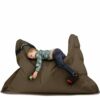 LAZY BAG Original Indoor  Outdoor Beanbag XL 250 litre giant beanbag Junior Beanbag Cushion Armchair for children  adults 160x120 Beige