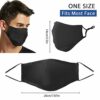 Cloth Face Masks with Nose Wire 3D Shape Adjustable Earloop Washable and Reusable Face Mask for Men Women