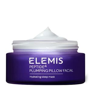 Elemis Peptide4 Plumping Pillow Facial Cooling Gel Face Mask to Plump Replenish and Rehydrate Overnight Mask to Fight Tired Dull Skin Night Serum