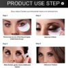 100 PCS Eyeshadow PadsEye Shadow Shield Protector Pads for Eyes Lips Makeup Application Tool