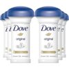 Dove Original Cream AntiPerspirant Deodorant 50ml PACK OF 6