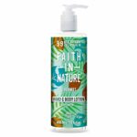 Faith In Nature Natural Coconut Hand and Body Lotion Hydrating Vegan and Cruelty Free No SLS or Parabens 400 ml
