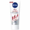 Nivea Dry Comfort Deodorant Cream for Women Antiperspirant Protection Tube 75ml