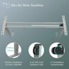 Rolling Desk Foldable Computer Table Adjustable Portable Laptop Desk Rotate Laptop Bed Table Lifted Standing Desk Living Room Desks Laptop Cart