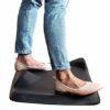 Topo Mini by Ergodriven | The Smaller Not-Flat Standing Desk Anti-Fatigue Mat with Calculated Terrain (Obsidian Black)