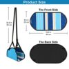 supregear Foot Hammock, Adjustable Airplane Footrest Portable Foot Hammock Under Desk for Flight Bus Train Office Home Comfortable Travel Accesso