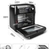 Air Fryer Oven, Uten 10L Digital Air Fryers Oven, Smart Tabletop Oven with 12 Preset Menus, LED Touch Screen Temperature and Control for Baking w