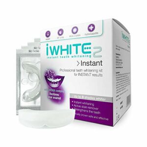 iWhite Instant 2 Teeth Whitening Kit  Professional Tooth Whitening for Up to 8 Shades Whiter  Rapid  Effective Results  Remove Stains and Restore