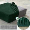 SYLC 2 Pieces Armchair Sofa Cover, Sofa Slipcover 1 Seater with 1 Separate Seat Cushion Cover, Furniture Protector Collection Split Set Stretch V