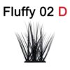 Cluster Lashes QUEWEL 72 Pcs DIY Cluster Eyelash Extension Soft Individual Eyelashes D Curl Eyelash Clusters MIX816mm Length Lightweight For Pers
