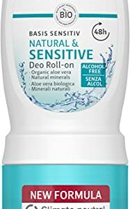 lavera Deo RollOn basis sensitiv Natural  Sensitive NATURAL  SENSITIVE 48 h  vegan  natural cosmetics  organic aloe vera  natural minerals  witho