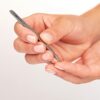 REMOS Splinter Tweezers with Extra fine tip Stainless Steel 9.5 cm  Fuchsia