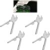 6-in-1 Multi-Functional Keychain Multi-Tool, Portable Multifunctional Foldable Mini Bottle Opener Screwdriver Tool, Multifunctional Keychain Tool