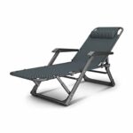 Heavy Duty Garden Furniture Sets Sun LoungerCamping Garden Chairs Folding Zero Gravity Deck Chair Recliner Reclining Waterproof Chaise Loungers M