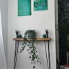 Narrow Console tableSkinny Side Table 140 106