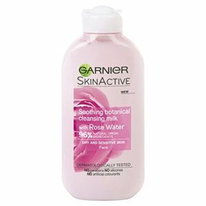 Garnier Natural Rose Water Cleansing Milk Sensitive Skin 200ml Packaging may vary