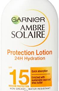 Garnier Ambre Solaire UltraHydrating Shea Butter Sun Protection Cream SPF15 Hydrating Medium Sun Protection Lotion SPF15 200 ml