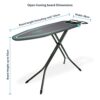 Minky Ergo Mint Prozone Ironing Board, Black, 122 x 38cm [Amazon Exclusive]