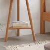 KIZQYN Coffee Table Round Side Table Modern Small Coffee Table Office Living Room Sofa Side Mini End Table Bedroom 2story Storage Bedside Table C