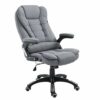 Cherry Tree Furniture Executive Recline Extra Padded Office Chair (Grey Fabric)