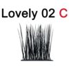 Cluster Lashes QUEWEL 72 Pcs DIY Cluster Eyelash Extension Soft Individual Eyelashes D Curl Eyelash Clusters MIX816mm Length Lightweight For Pers