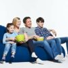 Yogibo Double Oversized Bean Bag Chair Beanbag Bed with a Washable Outer Cover Cozy Sofa for Gaming Reading and Relaxing Filled with Soft Mini Be