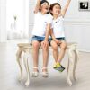 White Sofa Tables Elegant Console Table European Style Entry Table Tall Hallway Table Entry Table with Sturdy Legs for Home Living RoomSize108  4