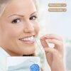 OKMIMO Teeth Whitening Strips 44 pcs Reduced Sensitive White Strips Enamel Safe Teeth Whitener Strips Teeth Whitening Kit with Fast Whitening Res