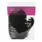 HeShi Luxury Velvet Tanning Mitt  Double Sided Fake Tan Applicator Glove  Reusable and Washable Tan Mitt  Smooth Velvet for Streak Free Fake Tan