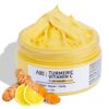 ANAiRUi Turmeric Vitamin C Clay Mask With Turmeric Vitamin C and Kaolin clay for Deeply Cleansing and Hydrating Reduce Acne Dark Spots Blackheads